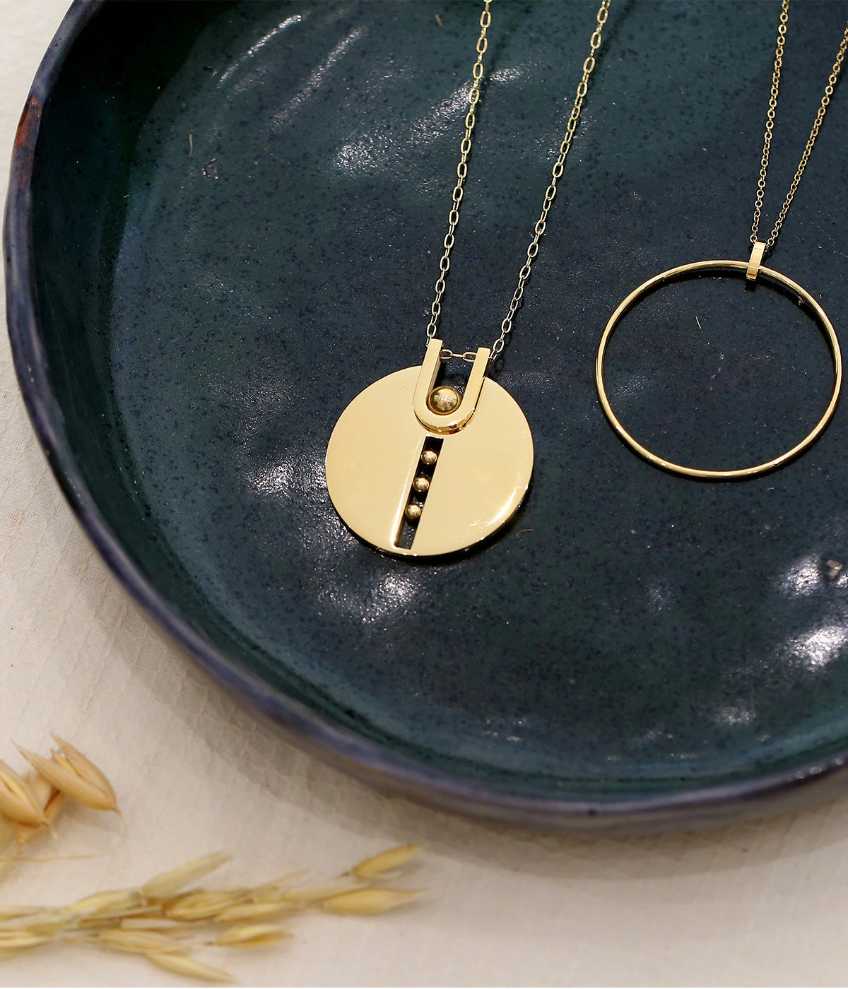 Sautoir Piplette (Acier DorĂ©) â Image 3