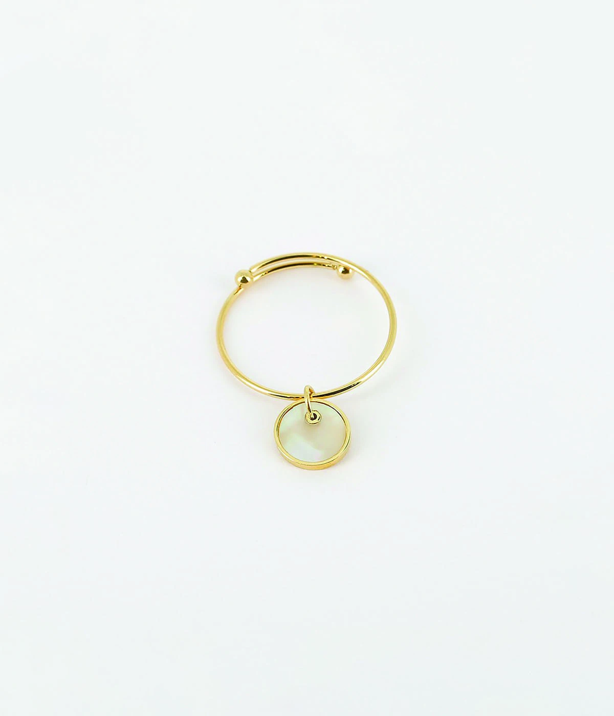 Bague Cachou (Acier Doré)