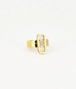 Bague Délia (Acier Doré)