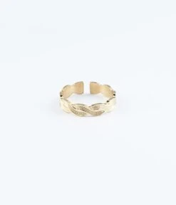 Bague Kheops (Acier Doré)