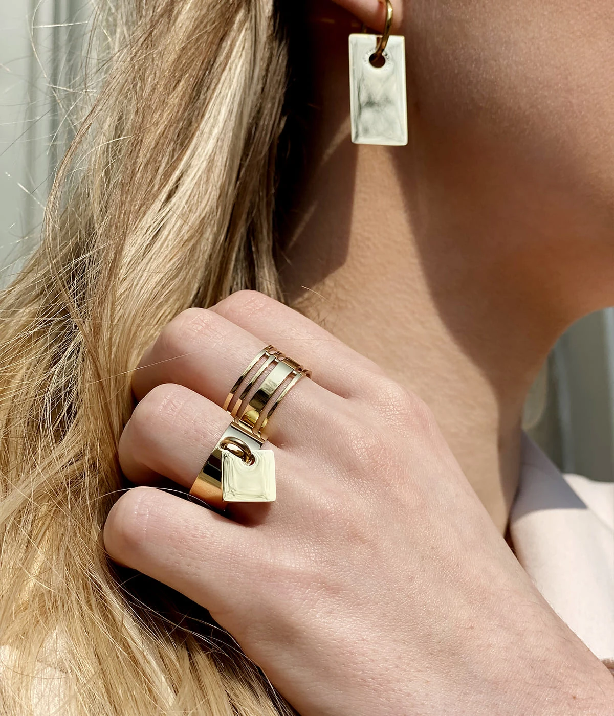 Bague Mini Mandosa (Acier DorĂ©) â Image 2