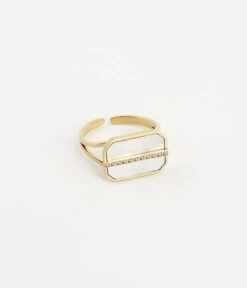 Bague Nikov (Acier Doré)