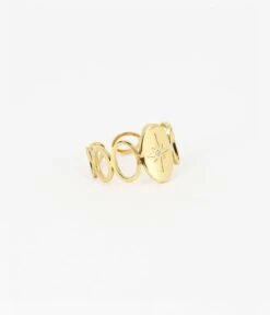 Bague Sardaigne (Acier Doré)