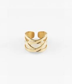 Bague Sirius (Acier Doré)