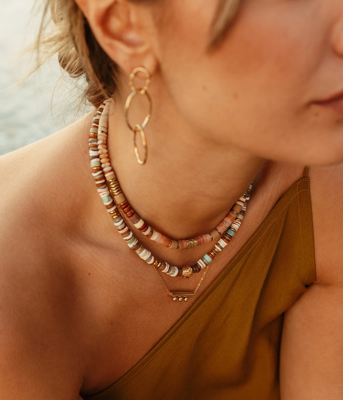 Collier Ramona (Acier DorĂ©) â Image 2