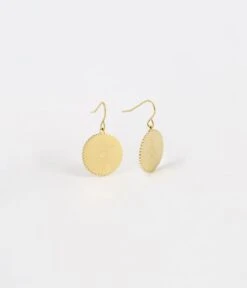 Boucles D'oreilles Bagan (Acier Doré)