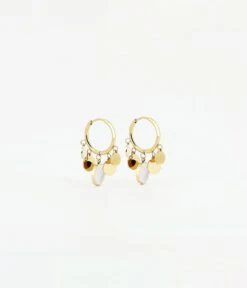 Boucles D'oreilles Ceren (Acier Doré)