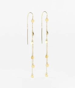 Boucles D'oreilles Confettis (Acier Doré)