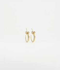 Boucles D'oreilles Créoles Muri (Acier Doré)