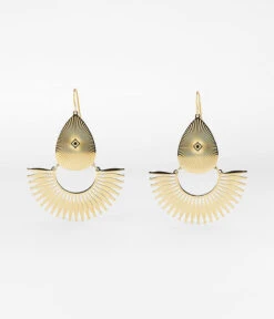 Boucles D'oreilles Himbas (Acier Doré)