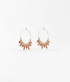 Boucles D'oreilles Incas (Acier Doré)