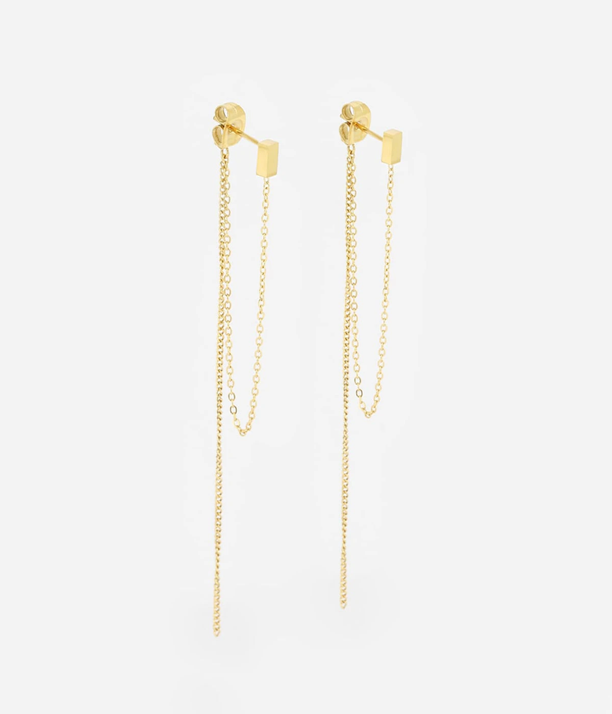 Boucles D'oreilles Keten (Acier Doré)