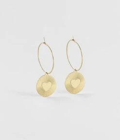 Boucles D'oreilles Lalalove (Acier Doré)