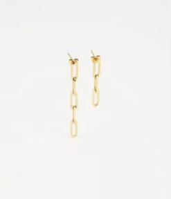 Boucles D'oreilles Lanaa (Acier Doré)