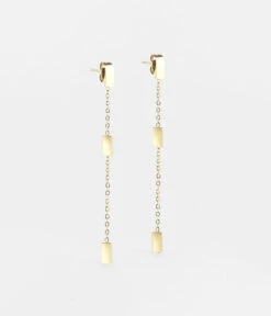 Boucles D'oreilles Miko (Acier Doré)