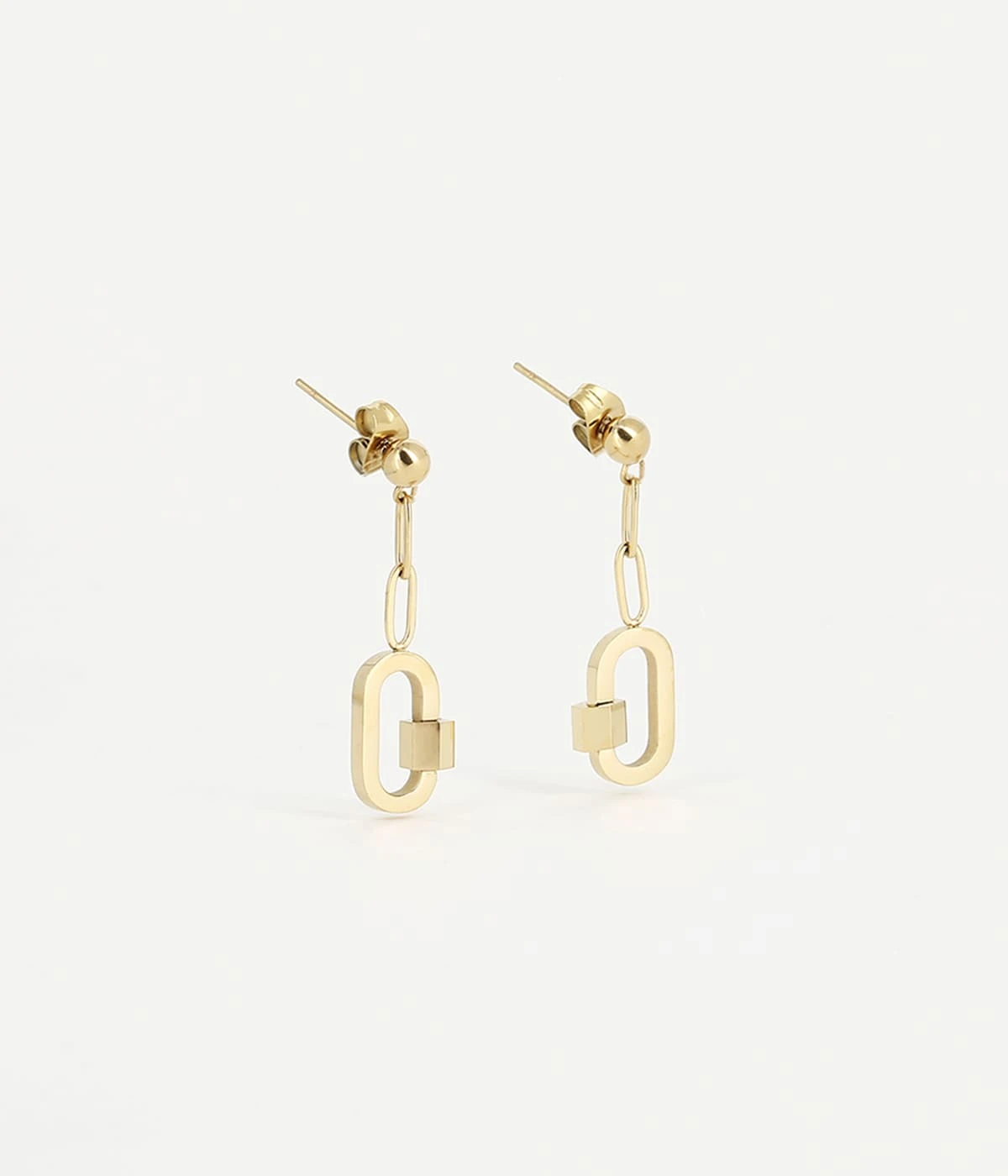 Boucles D'oreilles Ophélie (Acier Doré)