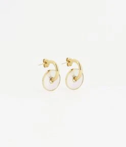 Boucles D'oreilles Punto (Acier Doré)