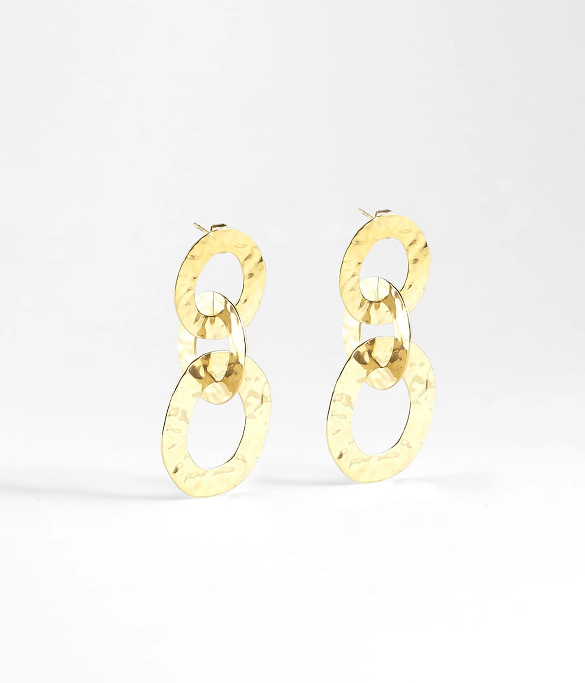 Boucles D'oreilles Rudy (Acier Doré)