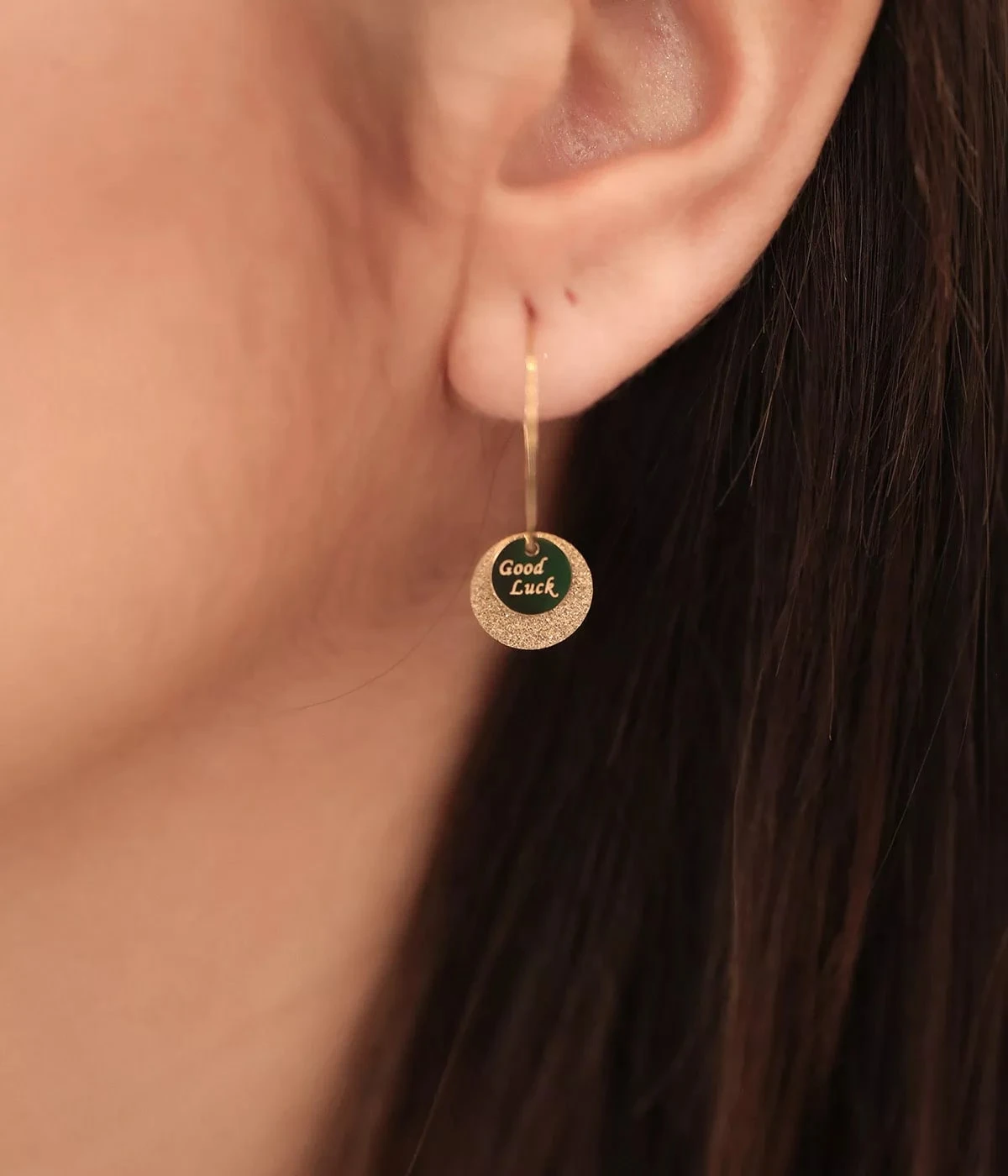 Boucles D'oreilles Santa Sofia (Acier DorĂ©) â Image 2