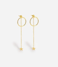 Boucles D'oreilles Starlight (Acier Doré)