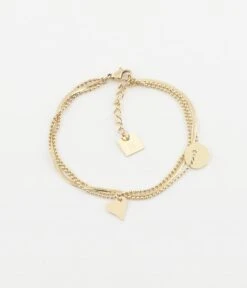 Bracelet Amore (Acier Doré)