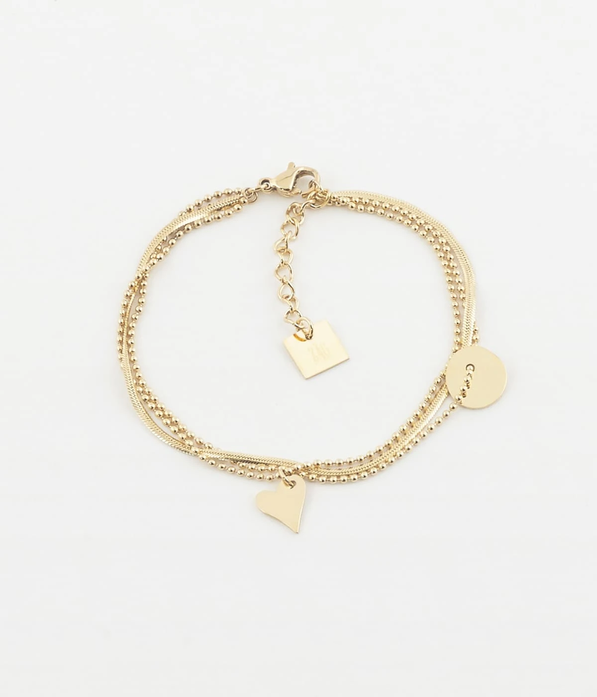 Bracelet Amore (Acier Doré)