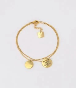 Bracelet Béatrice (Acier Doré)
