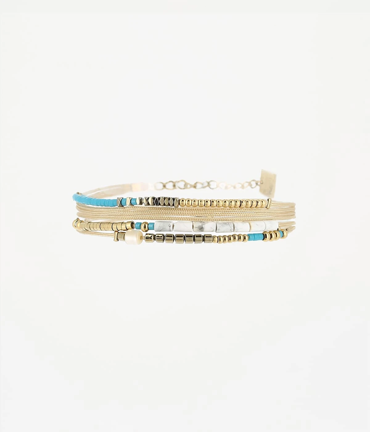 Bracelet Cube (Acier Doré)