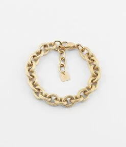 Bracelet Hermine (Acier Doré)