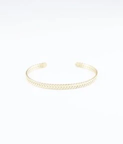 Bracelet Jonc Buzios (Acier Doré)