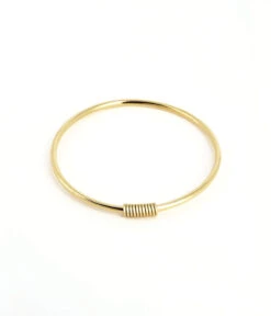 Bracelet Jonc Eli (Acier Doré)