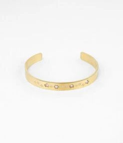 Bracelet Jonc Mick (Acier Doré)