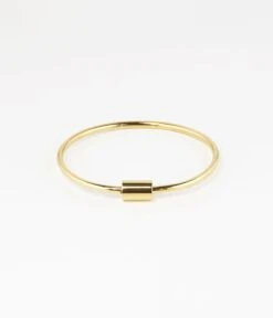 Bracelet Jonc Mina (Acier Doré)