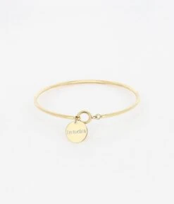 Bracelet Jonc Protect (Acier Doré)