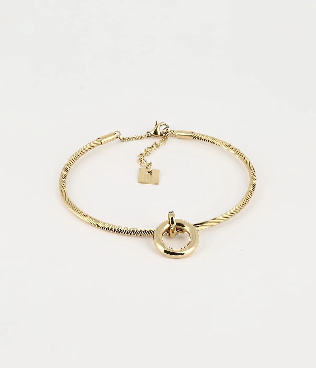 Bracelet Jonc Zaha (Acier Doré)