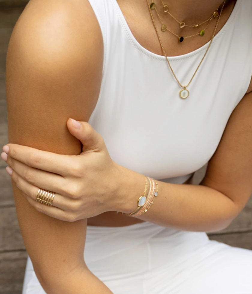 Bracelet Kalina (Acier Doré) – Image 2