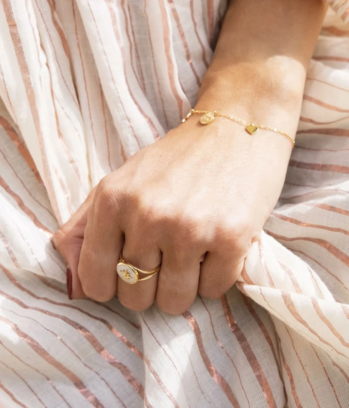 Bracelet Lucky Mum (Acier DorĂ©) â Image 2