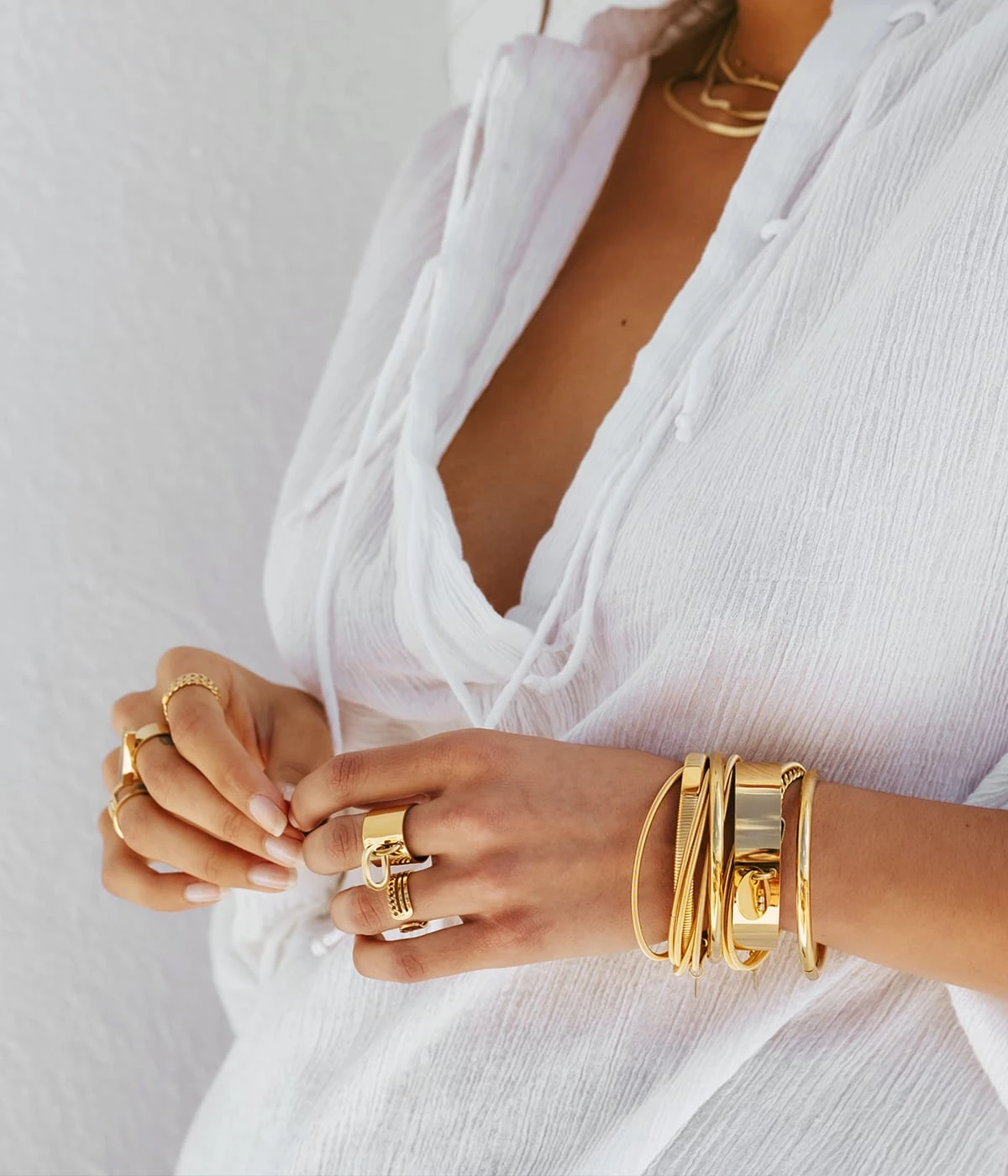 Bracelet Peru (Acier DorĂ©) â Image 4