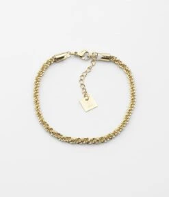 Bracelet Rice (Acier Doré)