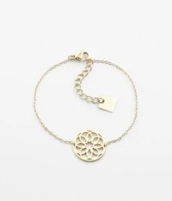 Bracelet Vitrail (Acier Doré)