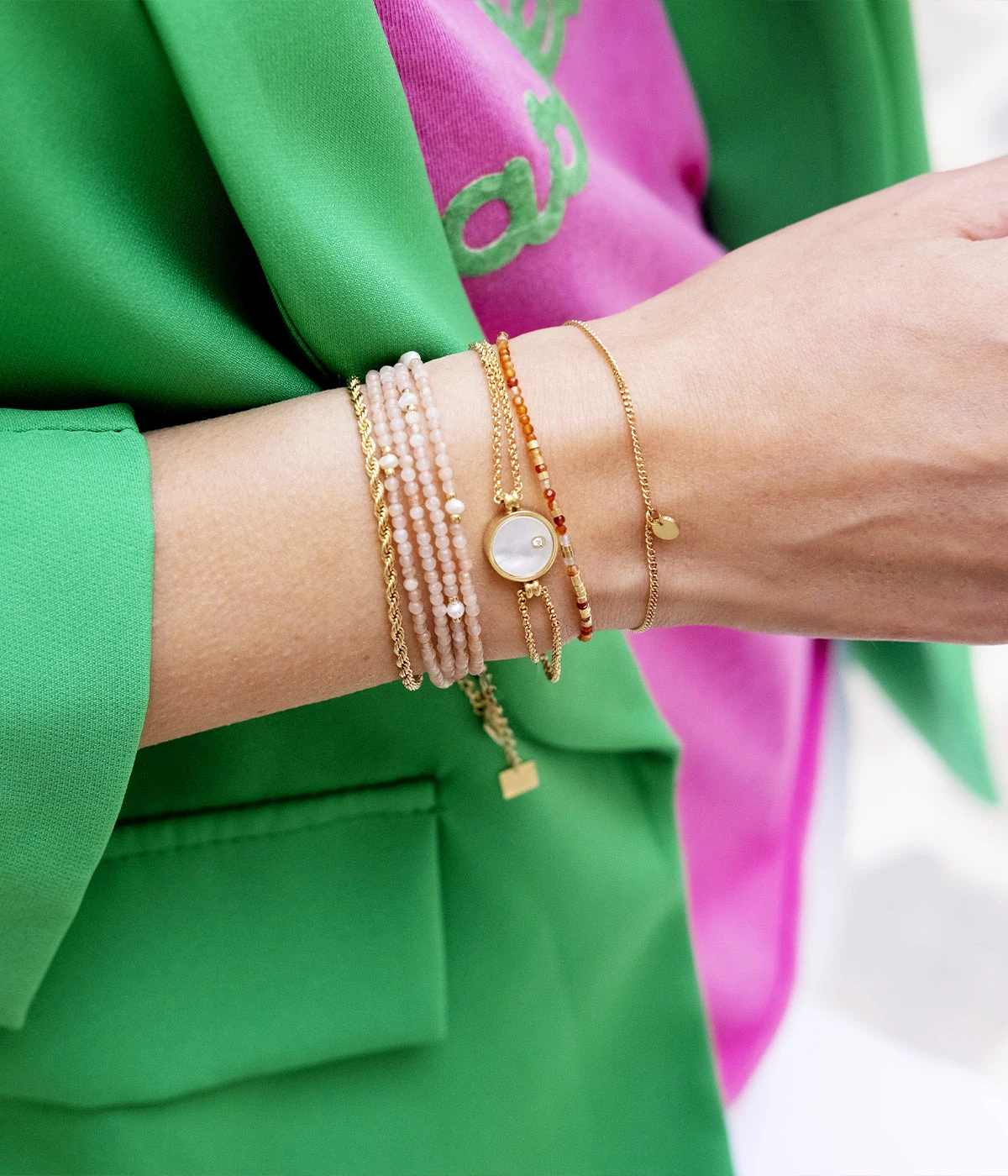 Bracelet Apache (Acier Doré) – Image 3