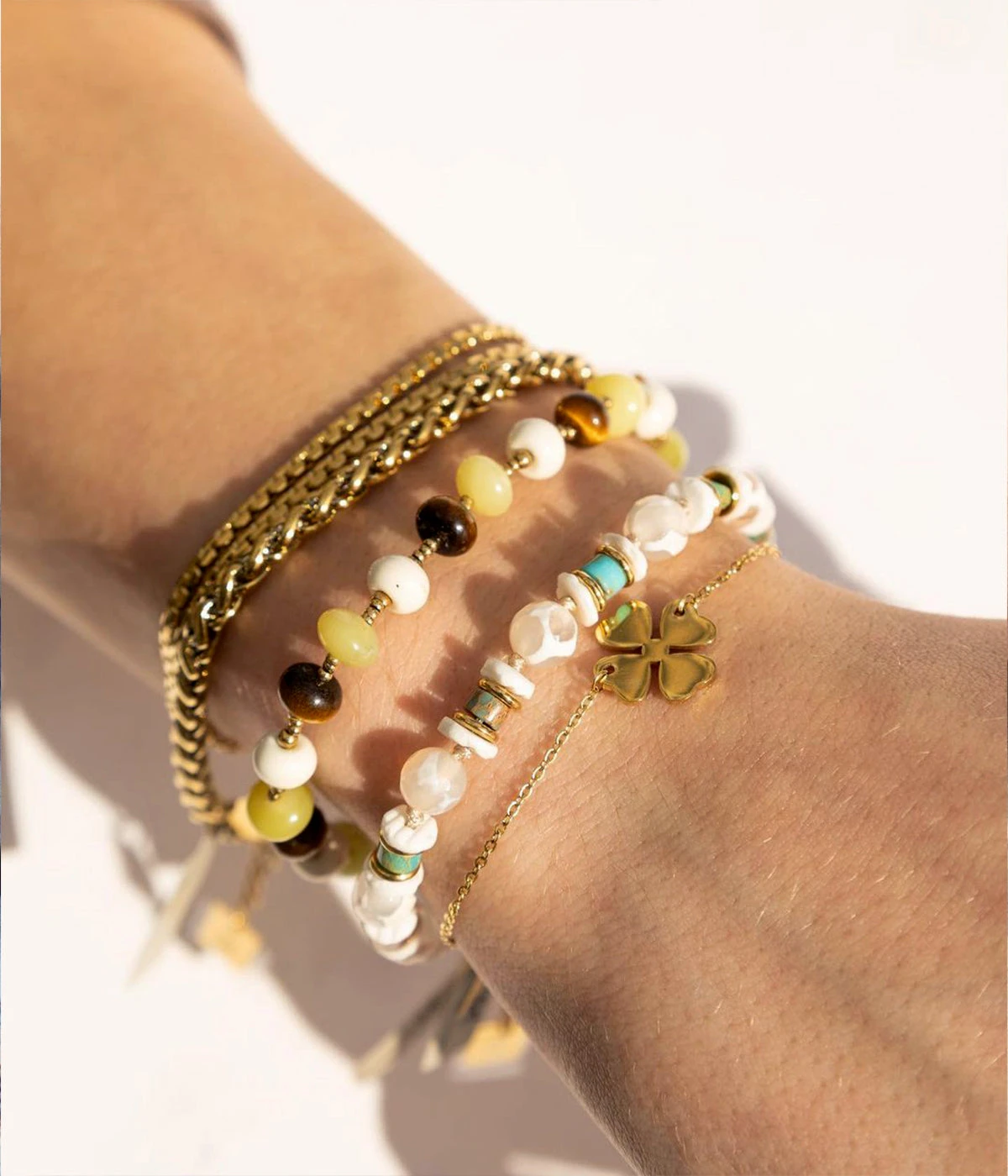 Bracelet Léa (Acier Doré) – Image 2