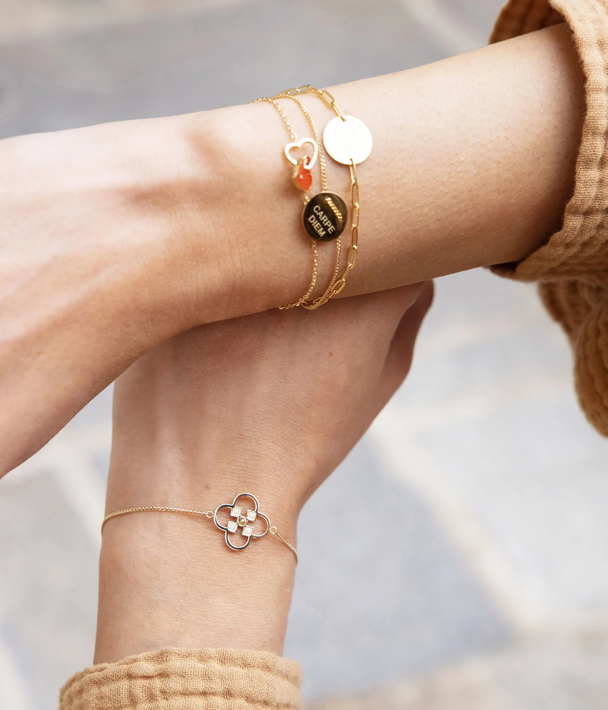 Bracelet Rosie (Acier DorĂ©) â Image 2