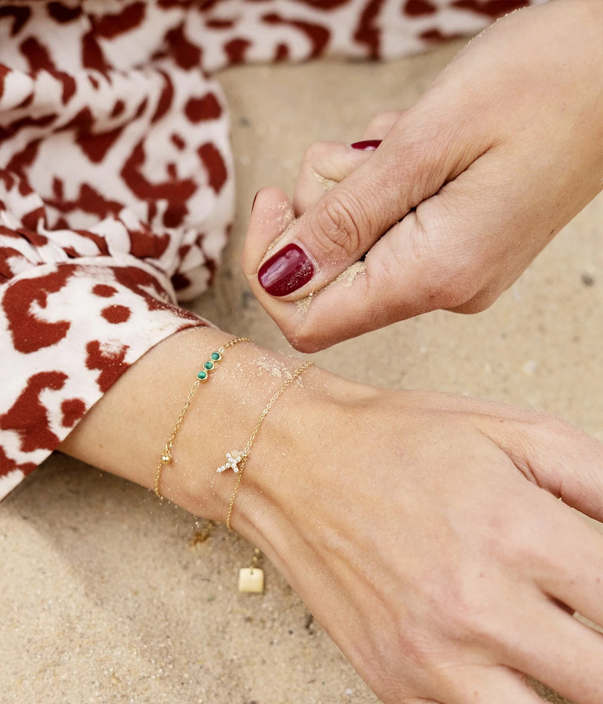 Bracelet Ormiga (Acier Doré) – Image 2