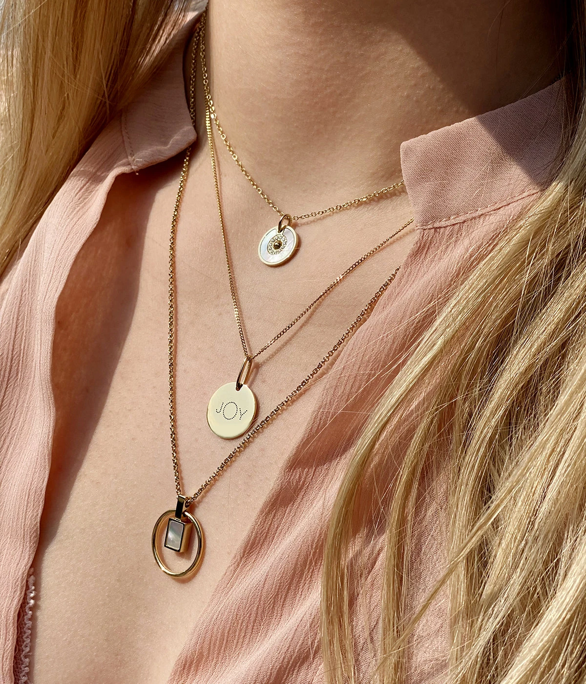 Collier Amaury (Acier Doré) – Image 2