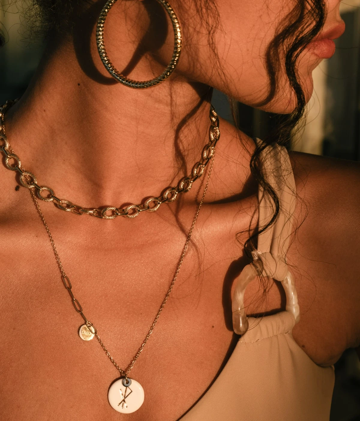 Collier Torvi (Acier DorĂ©) â Image 2