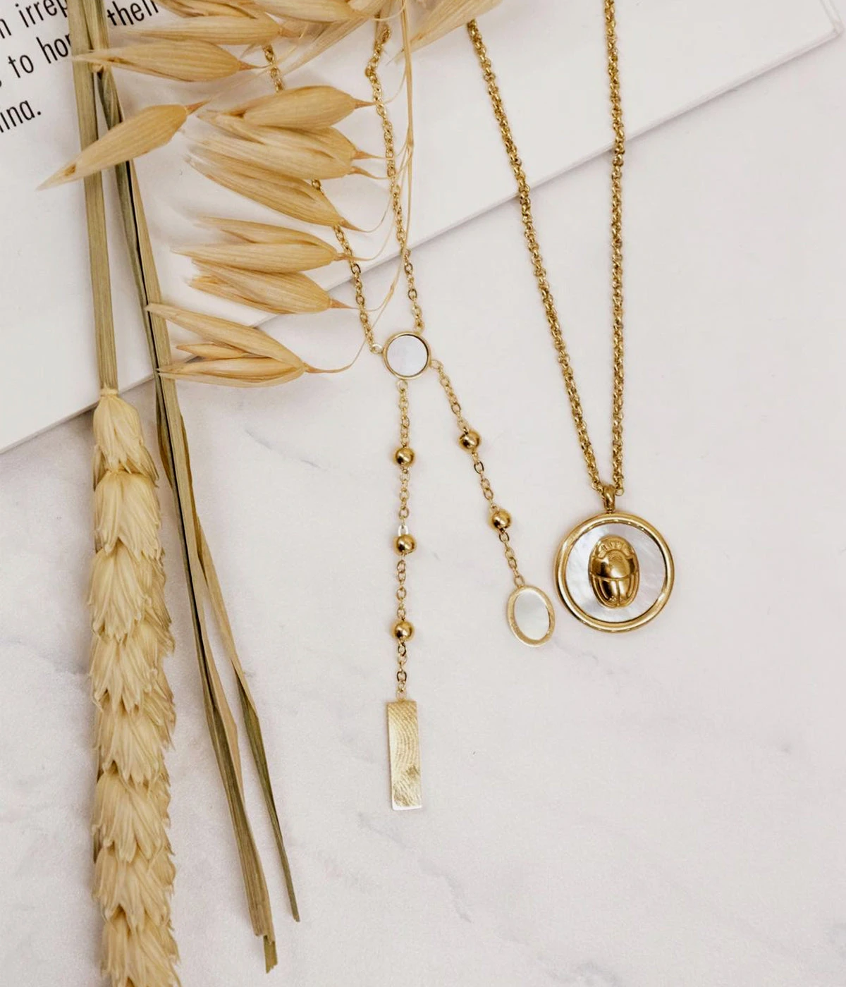 Collier Atoum (Acier DorĂ©) â Image 4