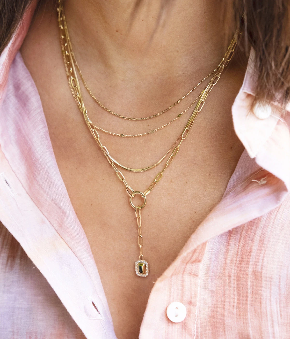 Collier Myriade (Acier DorĂ©) â Image 2