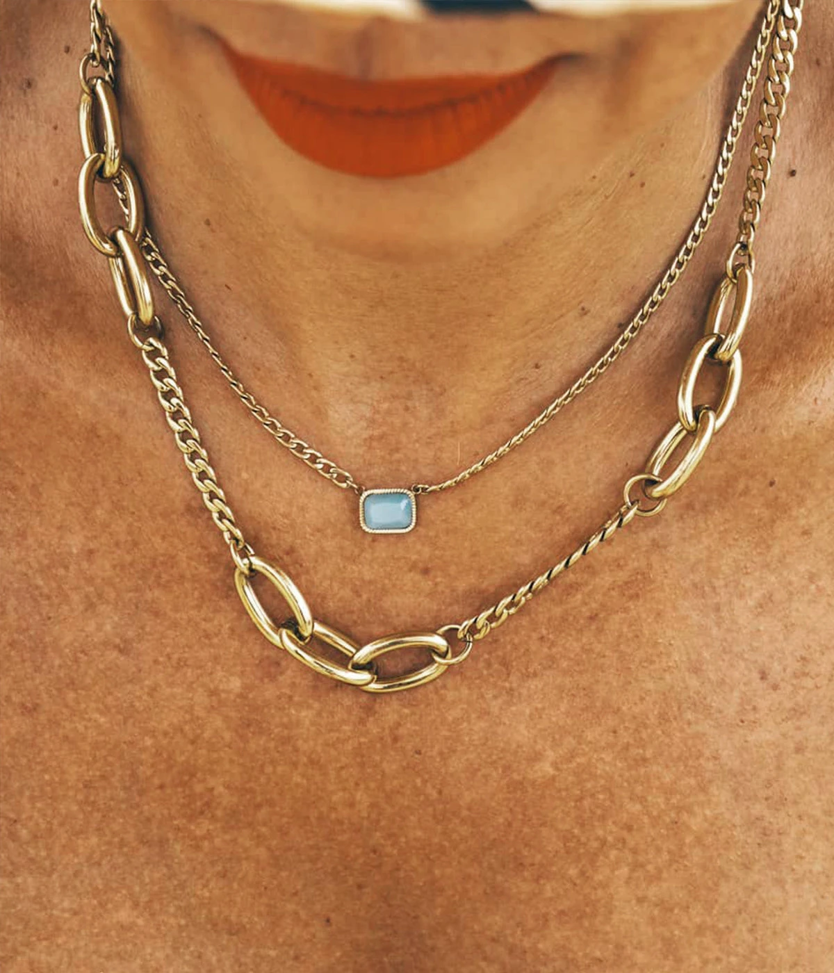 Collier Ulysse (Acier DorĂ©) â Image 4