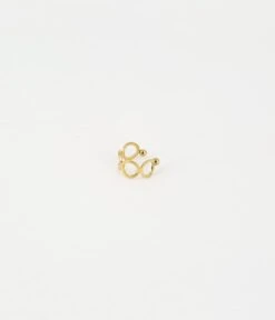 Earcuff Cercle (Acier Doré)